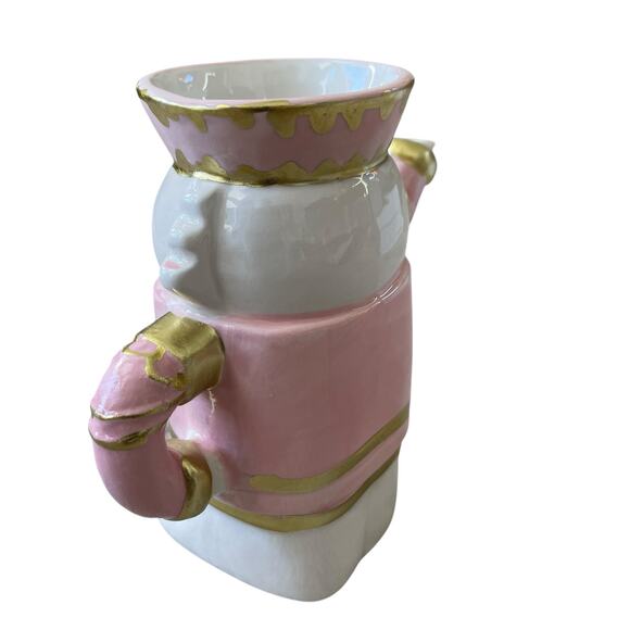 NEW Neiman Marcus Pink Nutcracker Ceramic Sugar & Creamer 2pk Christmas Holiday - Picture 16 of 16